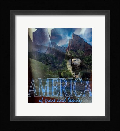 Framed Of Grace And Beauty 2 Print