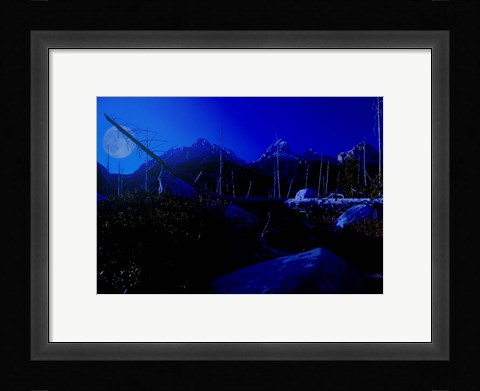 Framed Teton F Print