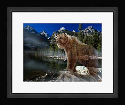 Framed Cold Water Morning Print