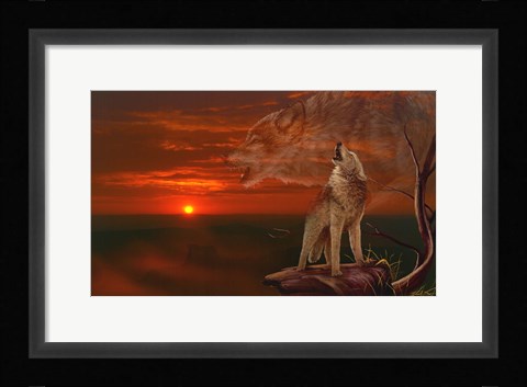 Framed Badlands Print