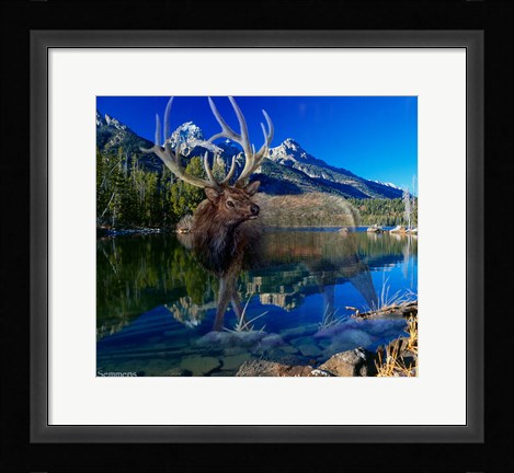 Framed On A Clear Day Print