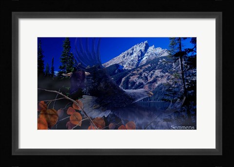 Framed Teton Autumn Print