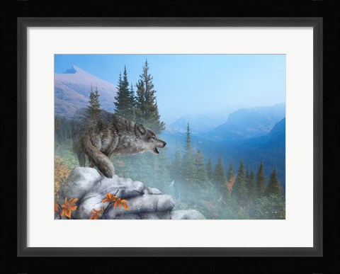 Framed Echoes Of Autumn Print