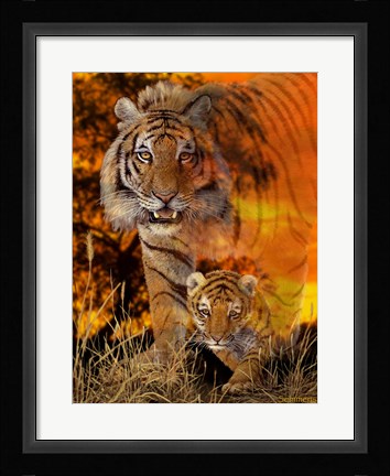 Framed Baby Steps Print