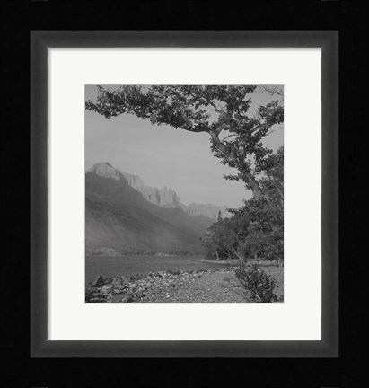 Framed Glacier 1 Print