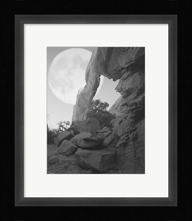 Framed Arches Moon Shadow Print
