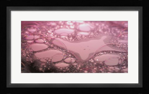 Framed Water Reflecting Purple Print