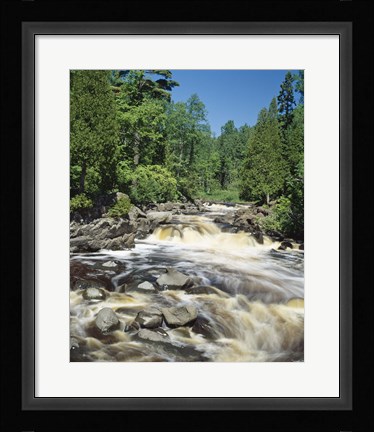 Framed Lake Superior 6 Print