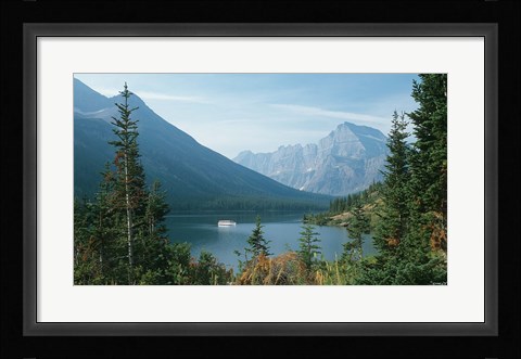 Framed Mountain River Escape Print