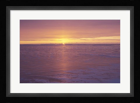 Framed Lake Superior Sunset 31 Print