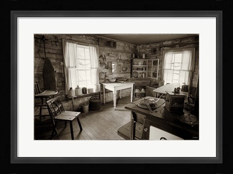 Framed Bonanzaville 11 Print