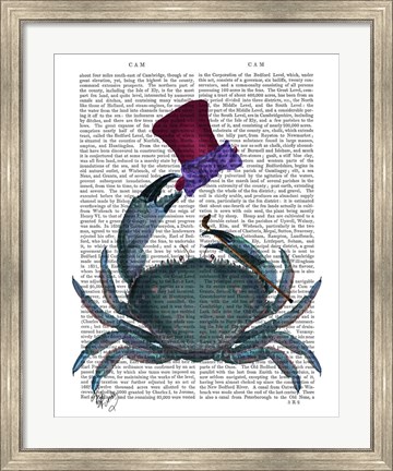 Framed Dandy Crab Print