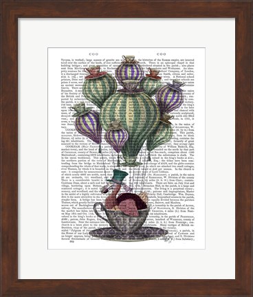 Framed Dodo in Teacup Print