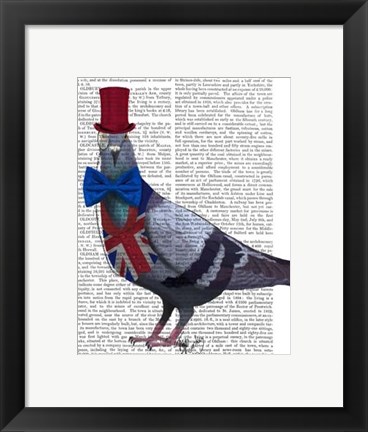 Framed London Pigeon Print