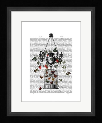 Framed Strawberry Chandelier Print