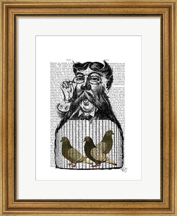 Framed Pigeon Fancier Print