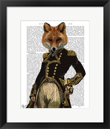 Framed Admiral Fox Full I Print