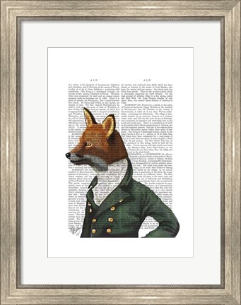 Framed Dandy Fox Portrait Print