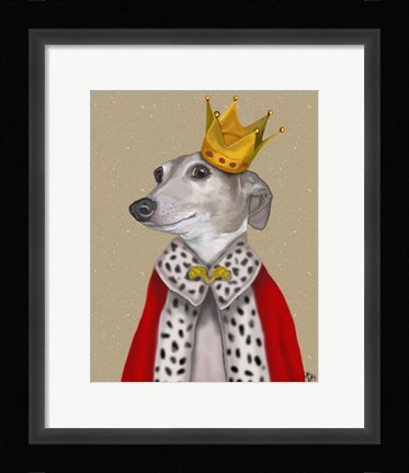 Framed Greyhound Queen Print