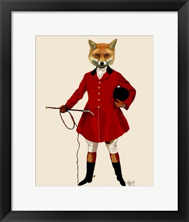 Framed Fox Hunter 2 Full Print