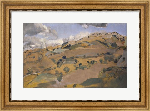 Framed Landscape in Provence Print