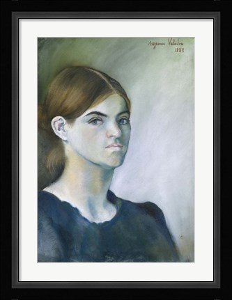 Framed Self-Portrait, 1883 Print