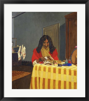 Framed Mme Felix Vallotton, Nee Gabrielle Bernheim, (1863-1932) Print
