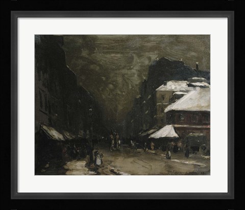 Framed Snow, 1899 Print