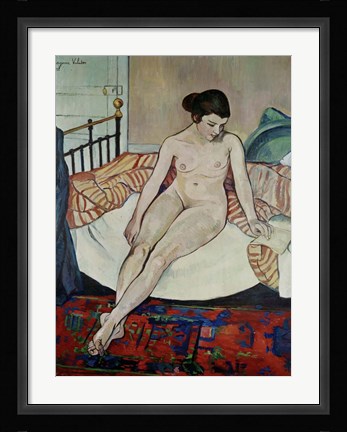 Framed Female Nude, 1922 Print