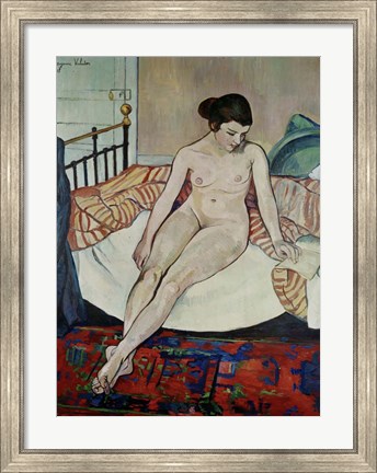 Framed Female Nude, 1922 Print