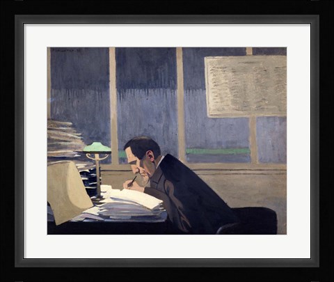 Framed Felix Feneon at La Revue Blanche Print