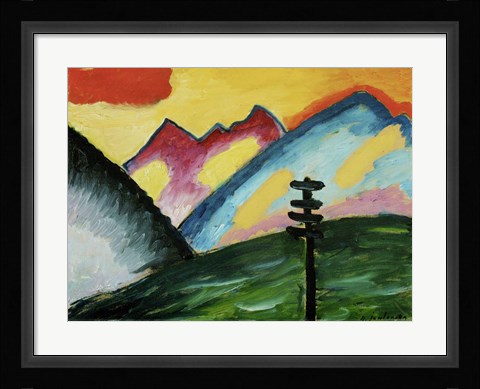 Framed Loneliness, 1912 Print