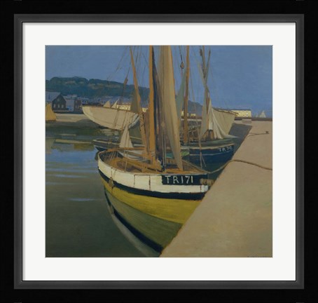 Framed Harbor Print