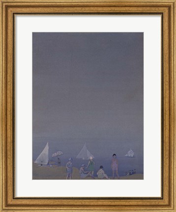 Framed Three Sailboats Print