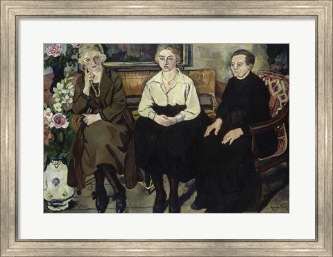 Framed Utter Family, 1921 Print