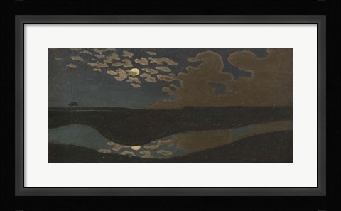 Framed Moonligh,t c. 1895 Print