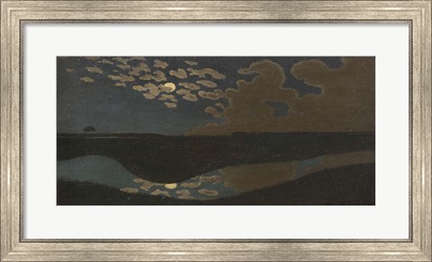 Framed Moonligh,t c. 1895 Print