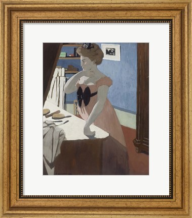 Framed Misia at the Dressing Table, 1898 Print