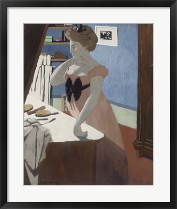 Framed Misia at the Dressing Table, 1898 Print