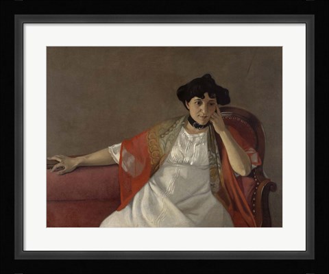Framed Portrait of the Artist's Wife, 1905 Print