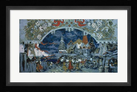 Framed Hunchbacked Nag Print