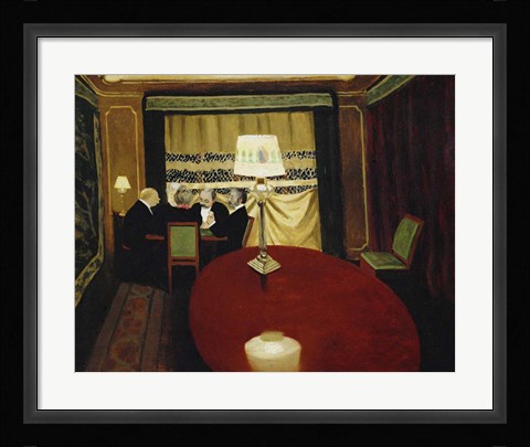 Framed Le Poker Print