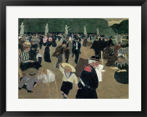 Framed Jardin du Luxembourg, 1895 Print