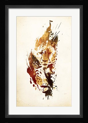 Framed El Guepardo Print