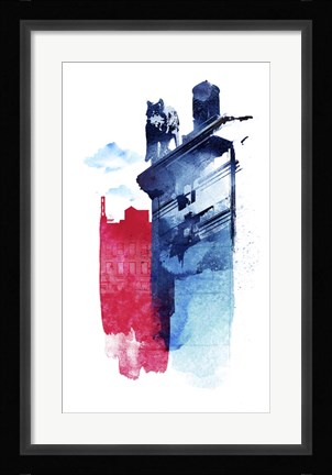 Framed This Is My Town Print