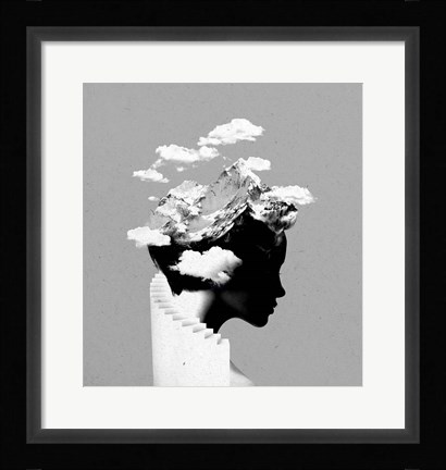 Framed Its A Cloudy Day Print