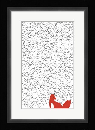 Framed Black Grass Print