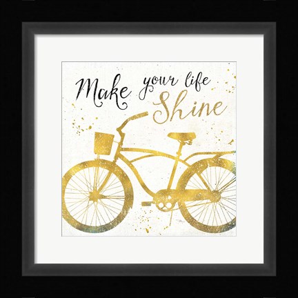 Framed Golden Ride II Print