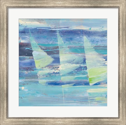 Framed Summer Sail I Print