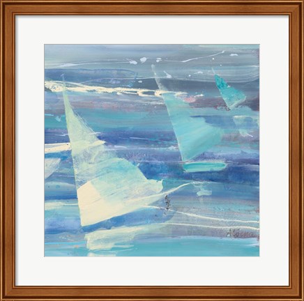 Framed Summer Sail II Print
